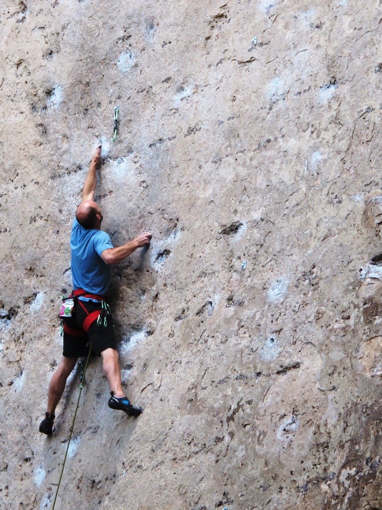 Alli Rainey Climbing in Scotland